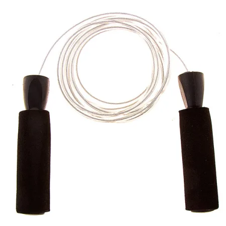 Скакалка швидкісна кросфіт зі сталевим тросом червоний