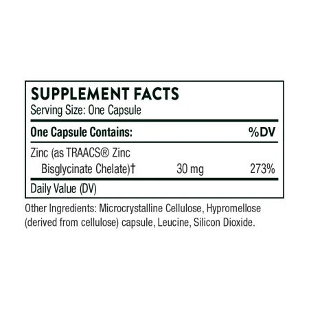 Zinc Bisglycinate 30 мг - 60 капсул