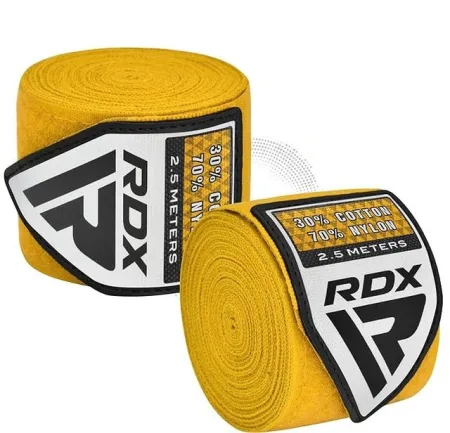 Бинти для боксу RDX Hand Wraps Yellow (2,5 м.)