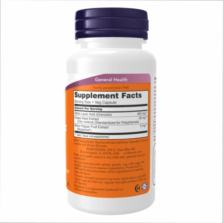 Alpha Lipoic Acid 600 мг - 60 капсул