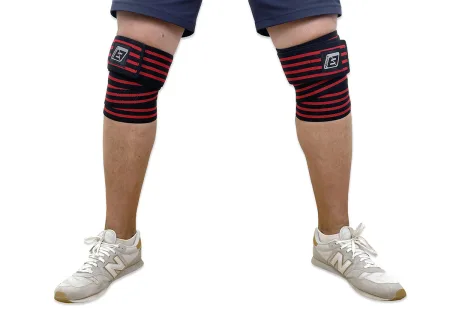 Бинт для присідань EasyFit фіксатор колінного суглоба