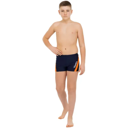 Плавки боксери для хлопчиків для плавання YINGFA вік 4-16 років чорний - 16