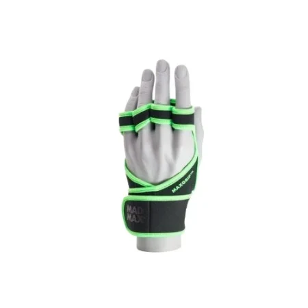 Перчатки для фитнеса MadMax MAXGRIP neoprene wraps серые L-XL