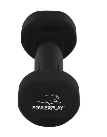 Гантель вінілова PowerPlay 4125 Achilles - 2 кг. чорна 1 шт.