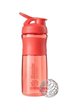 Шейкер спортивний пляшка BlenderBottle SportMixer Flip 820 мл кораловий