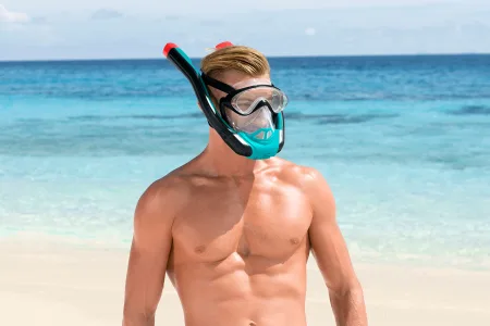 Полнолицевая маска для плавания BESTWAY 14+