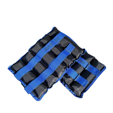 Обтяжувачі-манжети з піском по 3.0 кг - чорно-синій