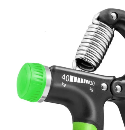 Еспандер кистьовий PowerPlay PP-4323 з регульованим навантаженням 10-40 кг. Strength Grip Чорно-зелений