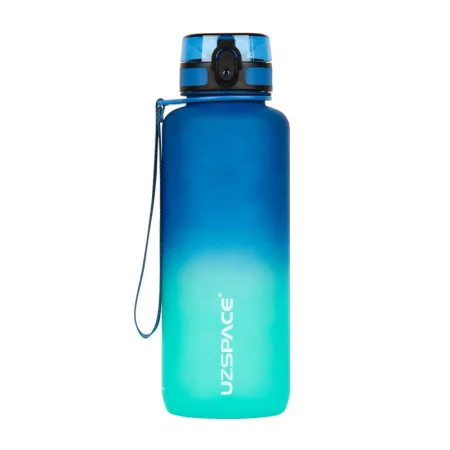 Uzspace Frosted Gradient Waterbottle 3056 1,5 л blue/зелений