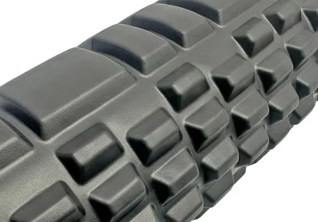 Масажний ролик EasyFit Grid Roller 45 см v.2,1 чорний