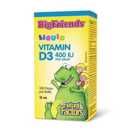 BigFriends Liquid Vitamin D3 400 IU - 15 мл
