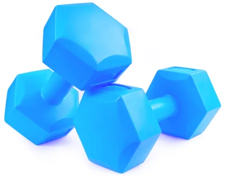 Гантелі композитні PowerPlay 4124 Hercules 2 шт по 3 кг. сині (пара - 2шт.)