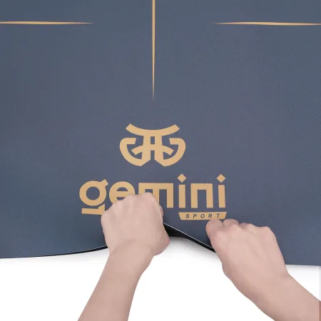 Килимок для йоги каучуковий поліуретан Pro ILLustration Sport Pro 183 см*68 см*5 мм темно-синій