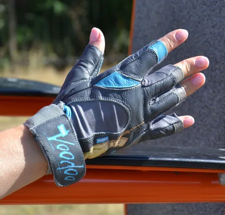 Рукавички для фітнесу MadMax MFG-921 Voodoo Mid grey/light blue M