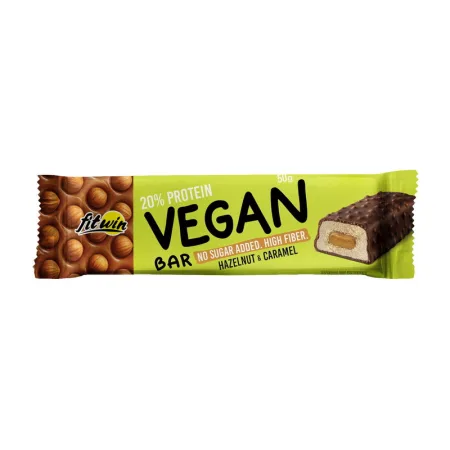 20% Vegan Bar - 50 г лісовий горіх та карамель