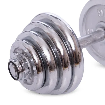 Гантелі розбірні хромовані 2 шт по 15 кг - 40 см