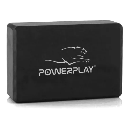 Yoga Block 2 pcs (pair) PowerPlay 4006 Yoga Brick EVA black