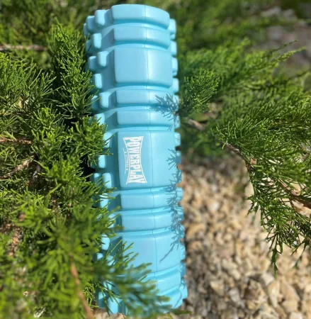 Масажний ролик (роллер) PowerPlay 4342 Massage Roller синій 30x10 см