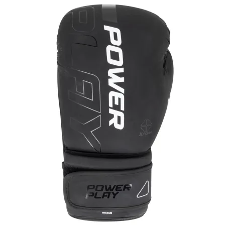 Боксерські рукавиці PowerPlay 3024 Ultra Mat чорно-білі 8 унцій