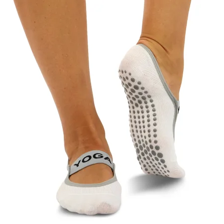 Шкарпетки для йоги №8 розмір 36-41 білий