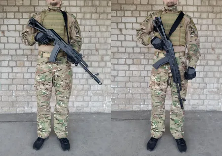 Ремінь збройовий трьохточковий тактичний 3-point чорний (трьохточка)