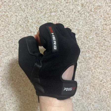 Рукавички для фітнесу і важкої атлетики PowerPlay 9200 чорні XL