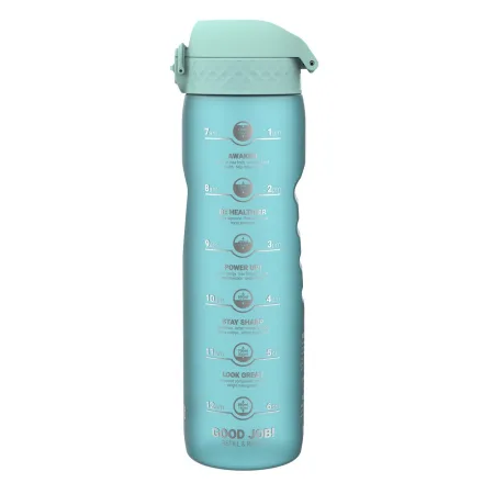 Пляшка для води ION8 1000 мл. BPA Free, Times To Drink, (ЕКО пляшка) BPA Free, Sonic Blue