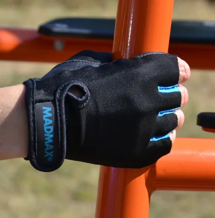 Рукавички для фітнесу MadMax MFG-251 Rainbow Turquoise L