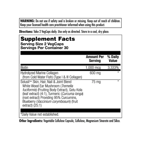 Clinical Youth Collagen I&III 600 мг - 60 капсул (без етикетки)