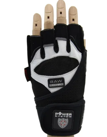 Рукавички для фітнесу Power System PS-2850 Raw Power Black/White XL