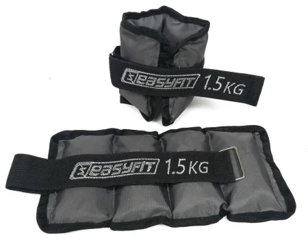 Обтяжувачі для ніг та рук з металом EasyFit Metal - 1,5 кг пара