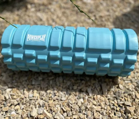 Масажний ролик (роллер) PowerPlay 4025 Massage Roller синій 33x14 см