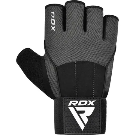 Рукавички для фітнесу RDX сірі з EVA padding-XL
