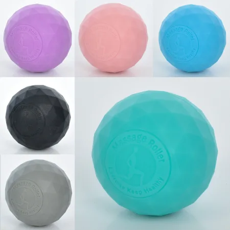 М'яч масажер для спини силікон майдан блакитний