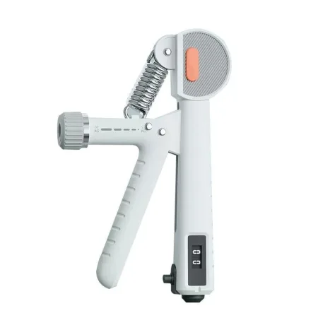 Еспандер кистьовий з лічильником PowerPlay PP-4401 з регульованим навантаженням 10-60 кг. білий