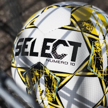 Football Ball Select NUMERO 10 v23 White-Yellow №4 (original)