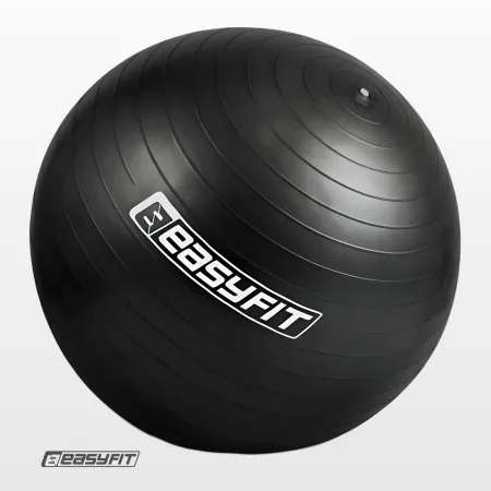 М'яч для фітнесу EasyFit BalanceBall 55 см чорний
