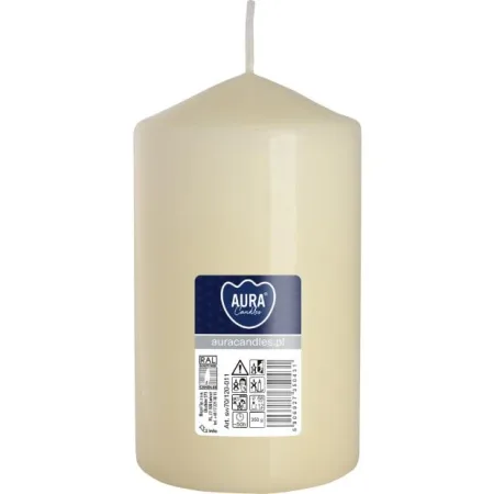 Свічка столова циліндр Bispol sw70/120 011 молочний