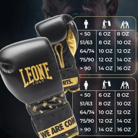 Боксерські рукавиці Leone GN220 DNA Black 12 унцій (бинти 4 м. в комплекті)