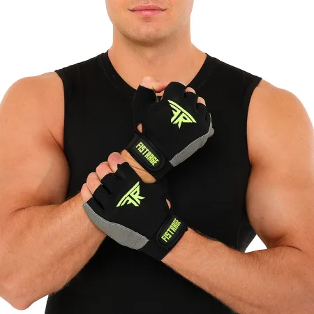 Рукавички для фітнесу та тренувань FISTRAGE розмір чорний M