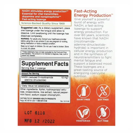 NADH 10 мг - 30 таблеток