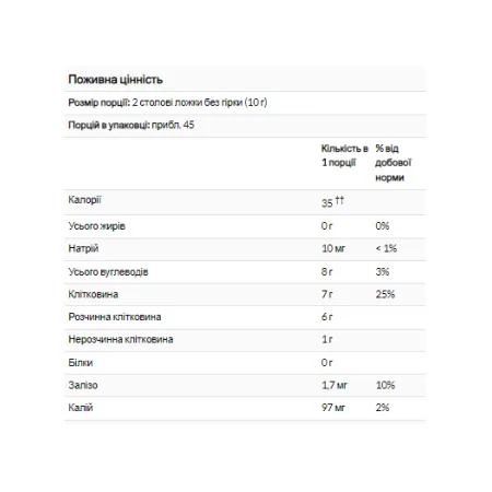 Psyllium Husks Whole - 454 г
