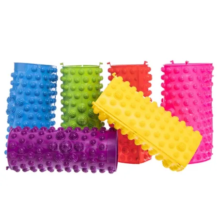 Килимок пазл ортопедичний масажний 38.5 см 28 см Фіолетовий - 240-260 г