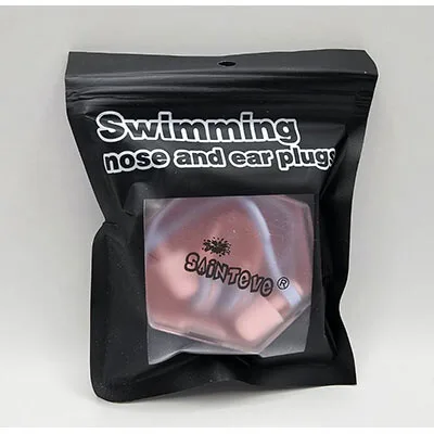 Набір беруші затискач для плавання Sainteve Рожевий