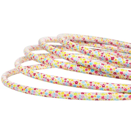 Обруч Bamsic "Квіточка" 75 см цільний гімнастичний пластиковий 0186