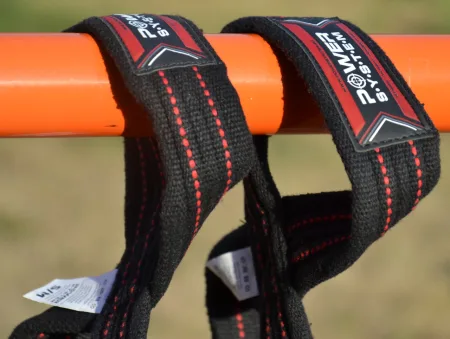 Лямки для тяги вісмірка Power System PS-3405 Figure 8 чорний/червоний L/XL