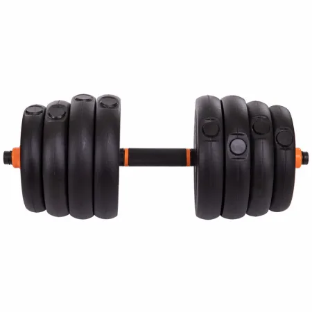 Набір трансформер гантелі гиря штанга упори 6в1 FED 30 кг чорний