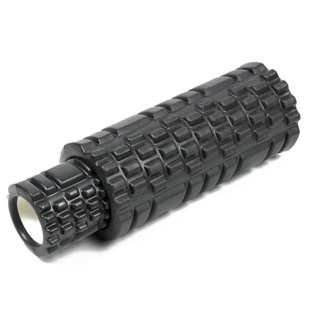 Massage Roller EasyFit Grid Roller Double 33 cm Black