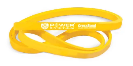 Еспандер петля гумка для фітнесу і кроссфіту Power System PS-4051 CrossFit Level 1 Yellow опір 4 - 25 кг