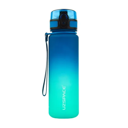 Uzspace Frosted Gradient Waterbottle 3026 - 500 мл, синій/зелений